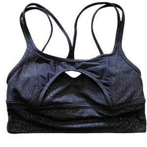 Lululemon Nulu and Mesh printed Yoga Bra size 8